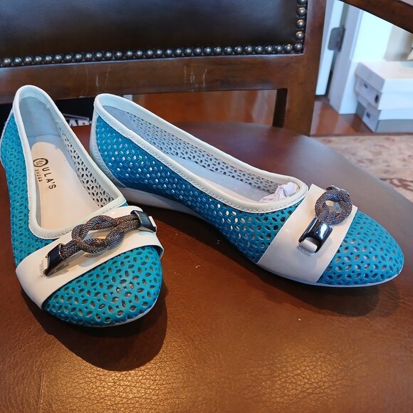 All leather women's flats . European made. - Picture 2 of 7